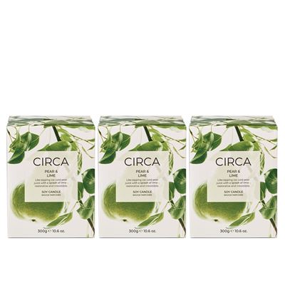 Pear & Lime Candle 300g Set of 3 Bundle