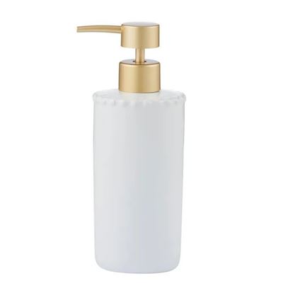Maeve Ceramic Soap Dispenser 18.5cm White