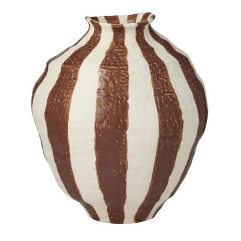Rayas Ceramic Vase 33x38cm Tan