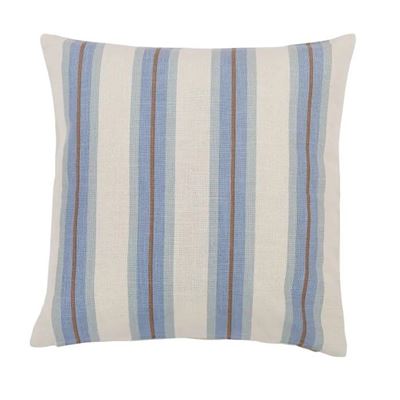 Palma Cotton Cushion 50x50cm Denim/Tan